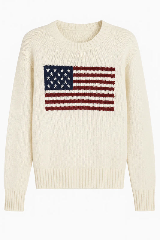 Patriotic Flag Sweater