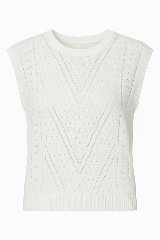 BreezyLace Cap Sleeve Top