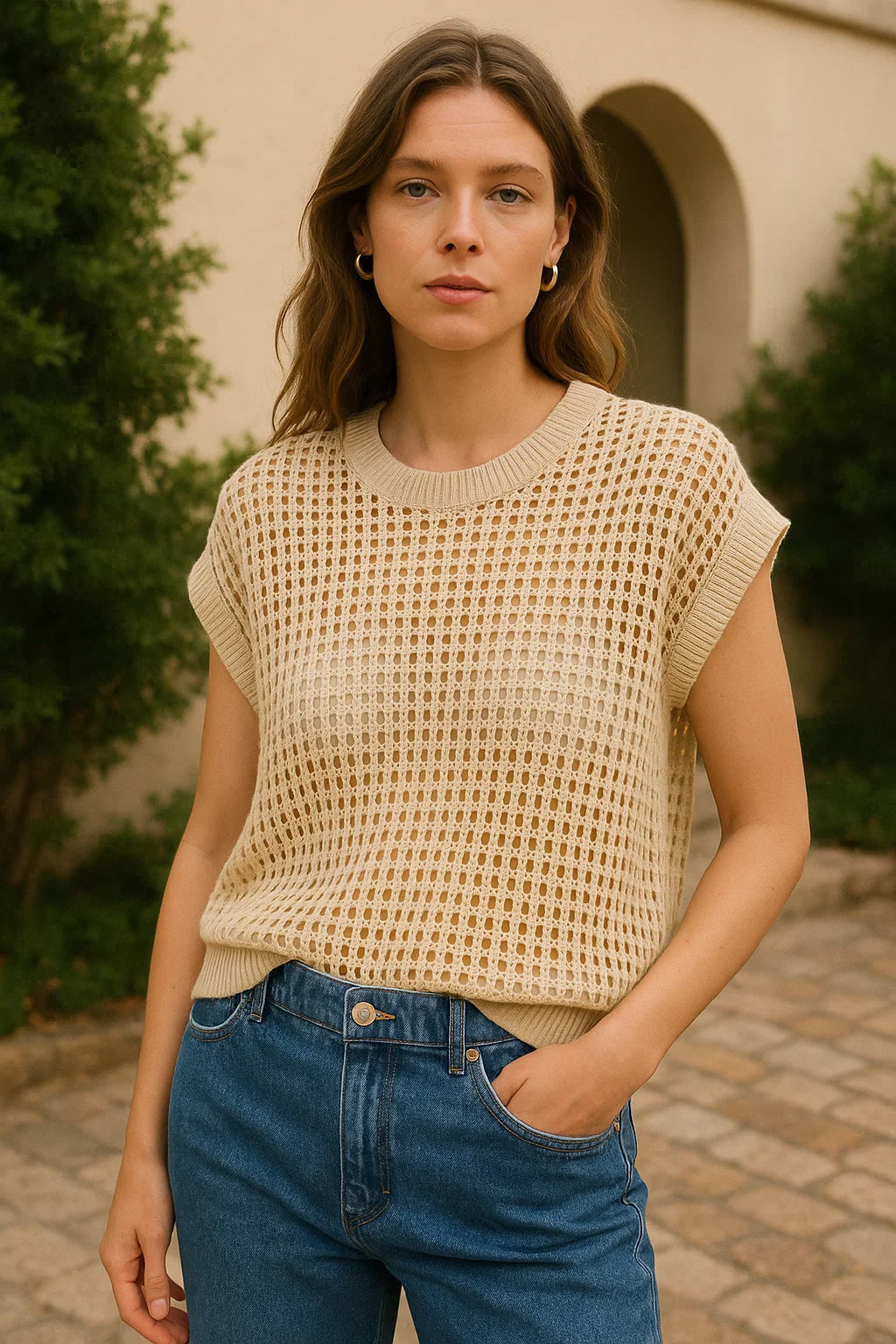 Boho Breeze Crochet Cover Up