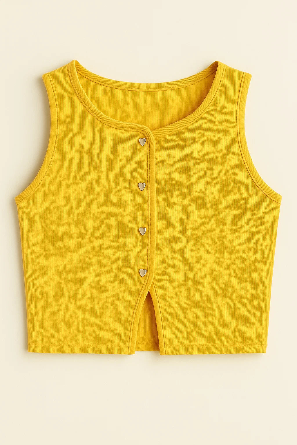 Sunset Gleam Knit Vest - Pink