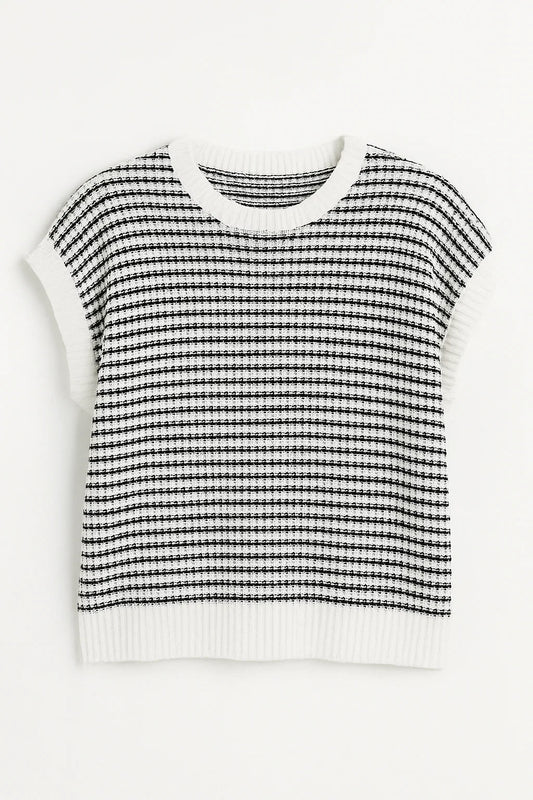 Striped Ease Knit Vest