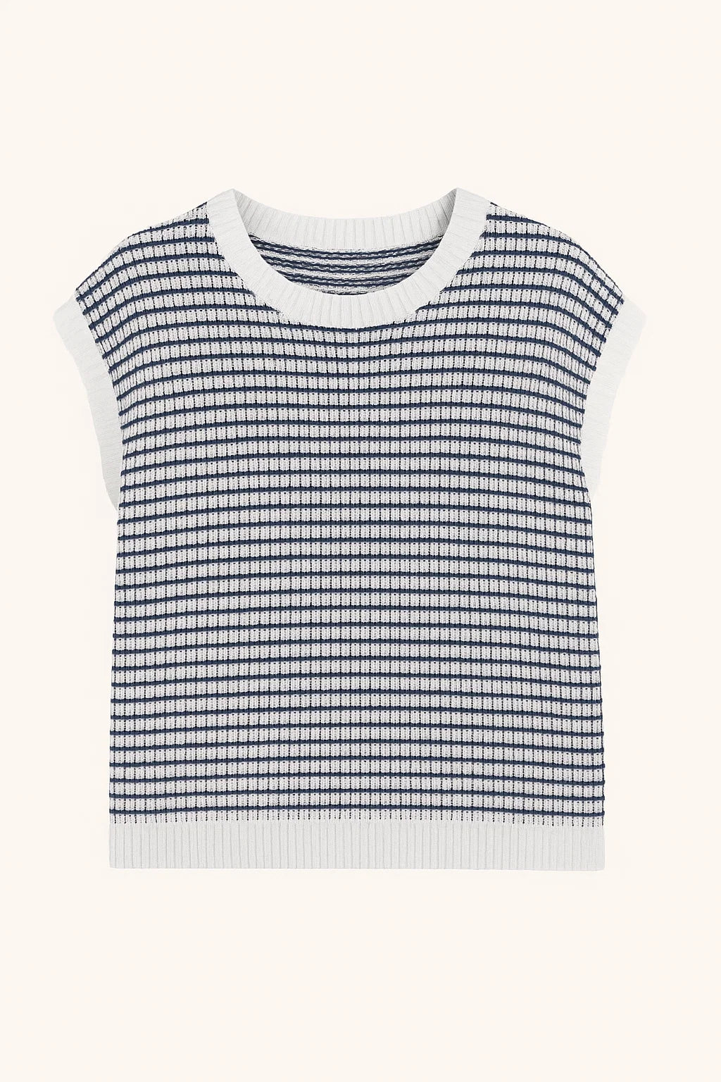 Striped Ease Knit Vest