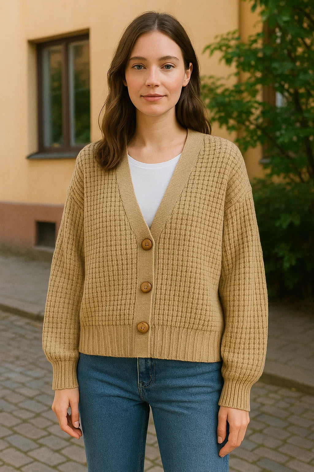 UrbanSense Striped Knit Cardigan