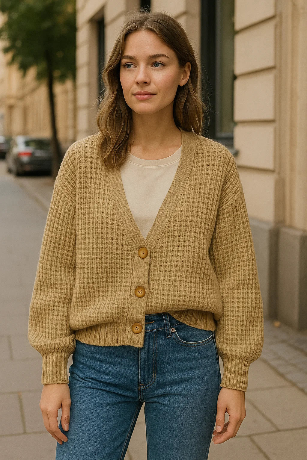 UrbanSense Striped Knit Cardigan