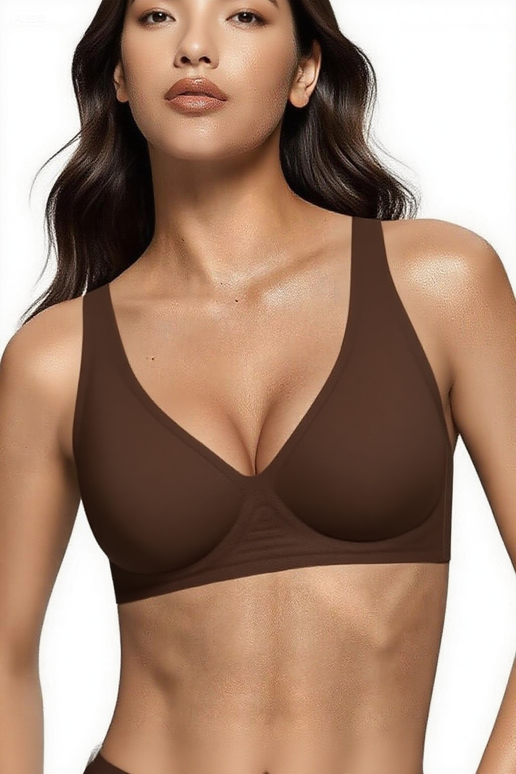 Deep V Bras Wireless Comfortable Bra