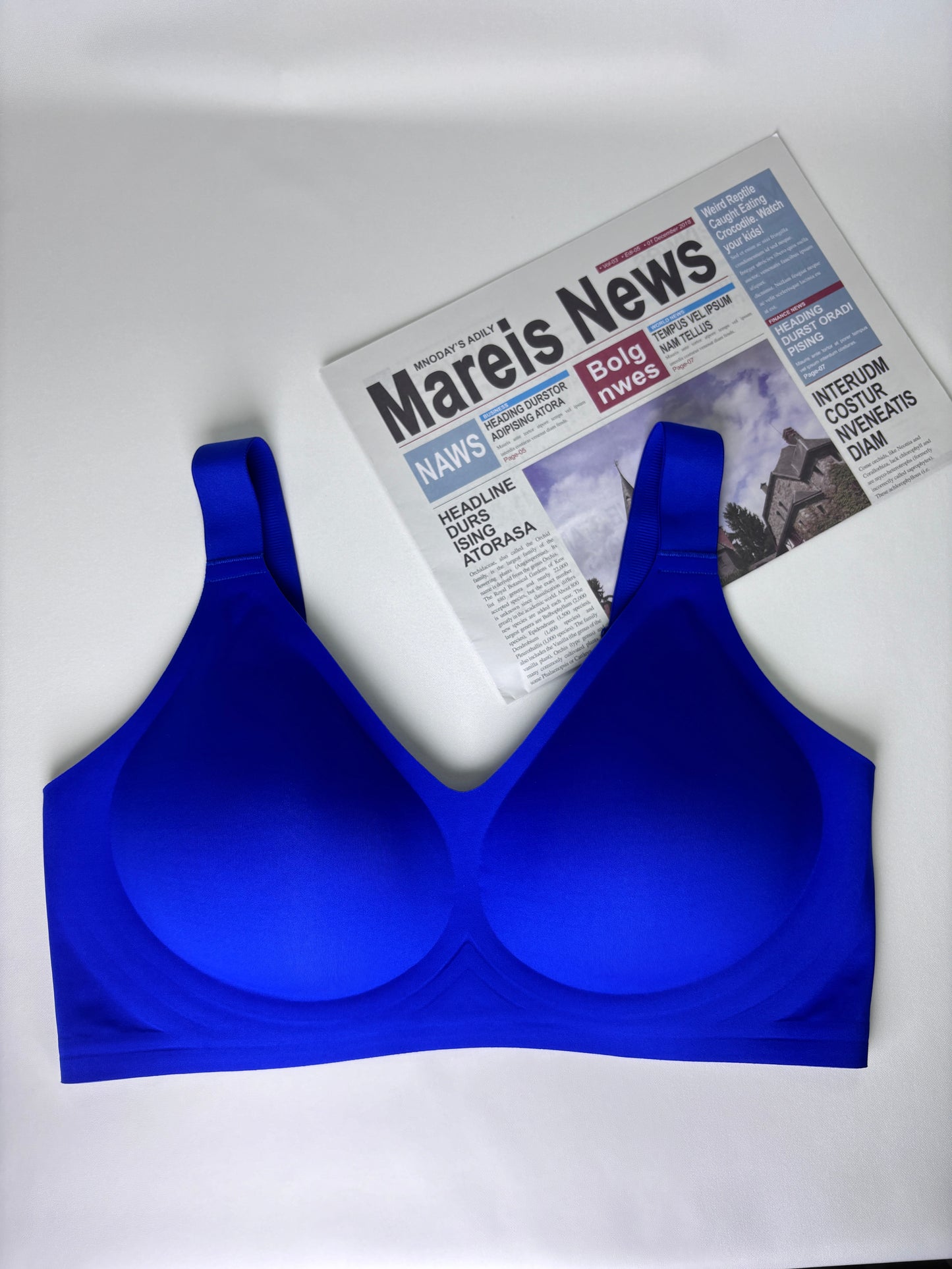 Zero Gravity Seamless Wireless Bra - Blue