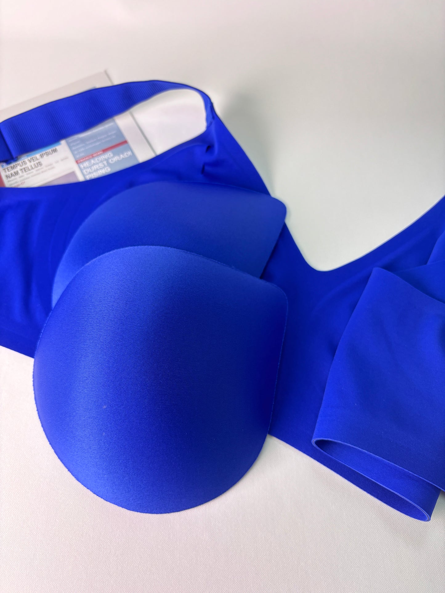 Zero Gravity Seamless Wireless Bra - Blue