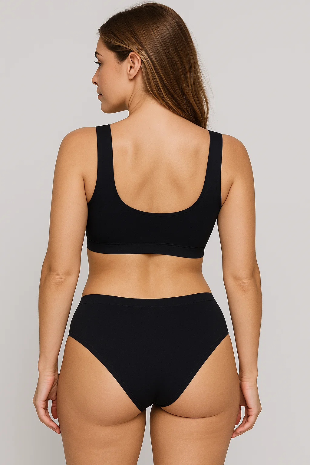 Seamless Mesh V-Neck Wireless Bra